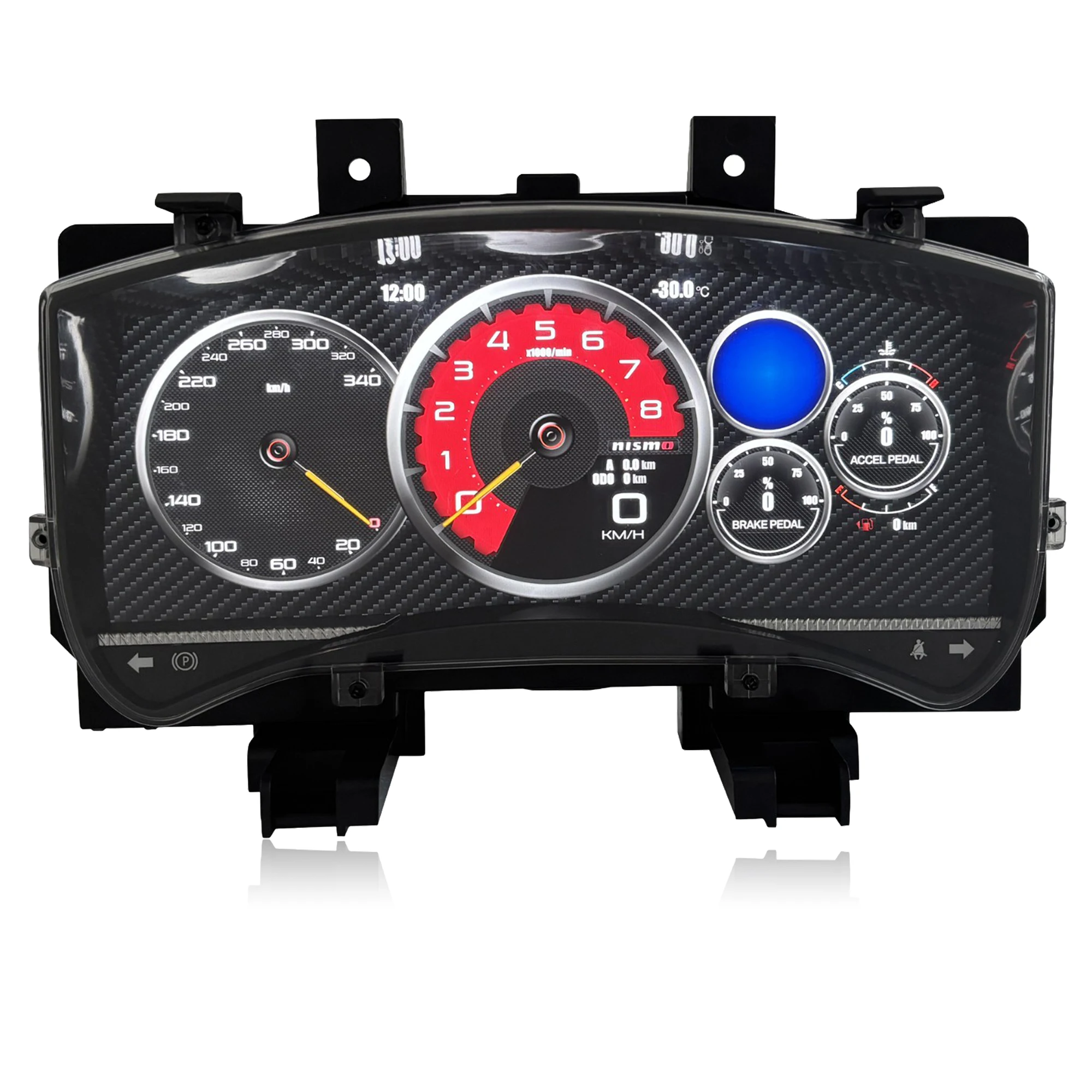 12.3’’ LCD Digital Instrument Cluster Dashboard Speedometer for Nissan GT-R R35 2009-2017 with CarPlay & Android Mirror Link 1