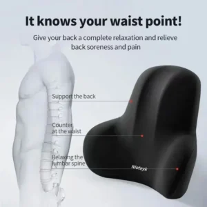 Memory Foam Car Neck Cushion Car Lumbar Support For Car Supplies Universal Neck Pillow Waist Cushion Car Seat Car Accessories 1