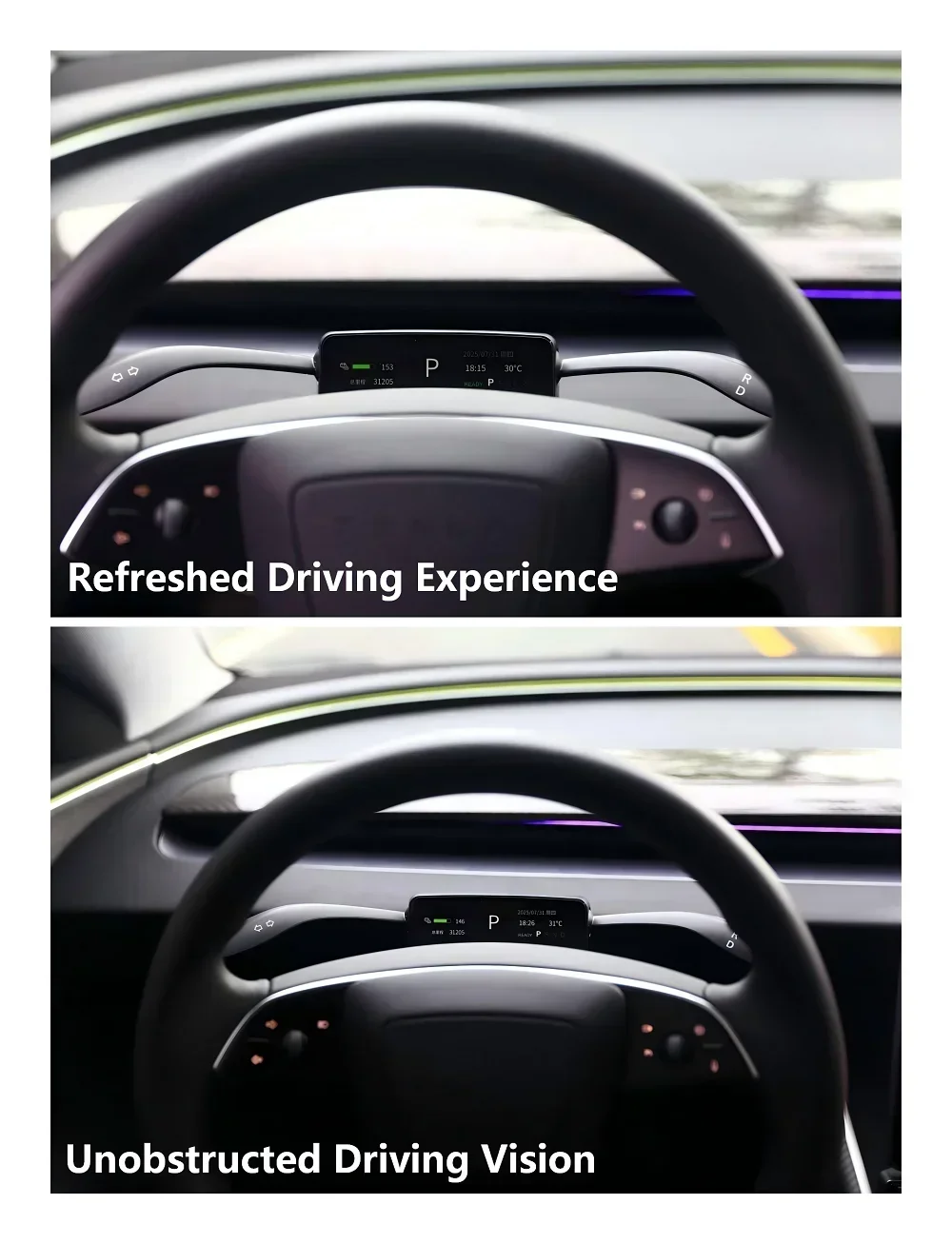 Style Suitable for Tesla New Model 3/Y Physical Gear Shift Lever Steering Gear Tesla Instrument Panel Car Accessories WORLDKPI 6