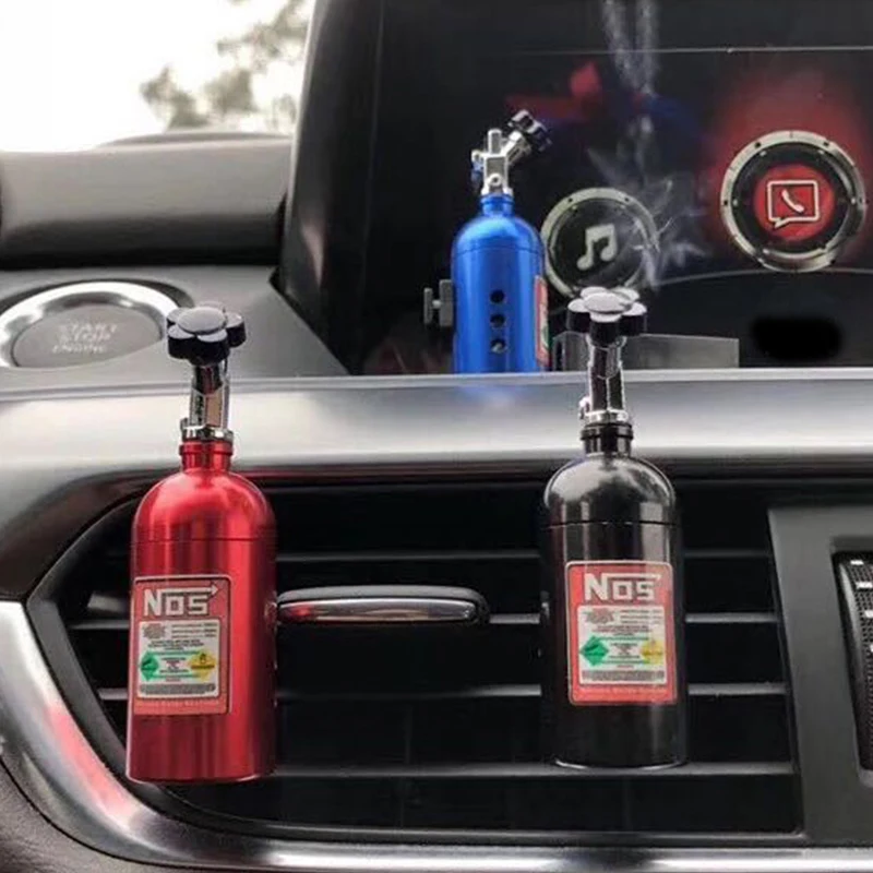 Hot Sale Car Air Freshener NOS Nitrogen Bottle Air Vent Aromatherapy Auto Aroma Outle Perfume Flavoring Fragrances Accessories 6