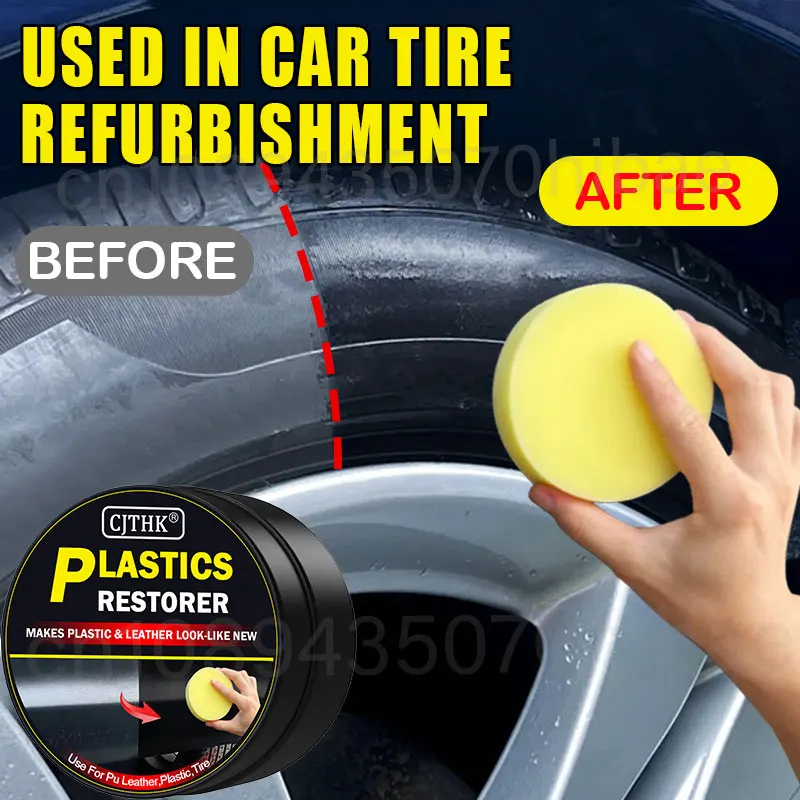Car Plastic Restorer Back To Black Gloss Car Cleaning Products Plastic Leather Restore Auto Polish And Repair Coating Renovator 6