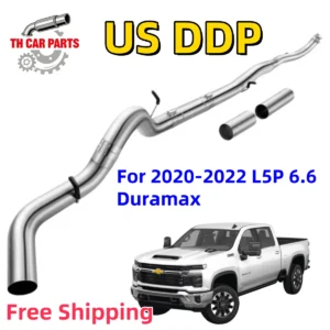 5" DPF Pipe For 2020-2022 L5P 6.6 Duramax DPF Race Pipe For Chevy GMC L5P 6.6 Duramax Diesel 1