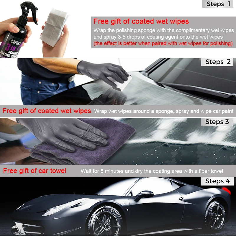 Car Ceramic Nano Coating Liquid Coatin Nano Crystal Hydrophobic Layer Polishing Paint Coating Agent Car Polish Nanos Coatings 6