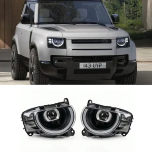 2026 Year LED adaptive matrix headlights for Land Rover Defender L663 (2020-2025 plug and play) 1