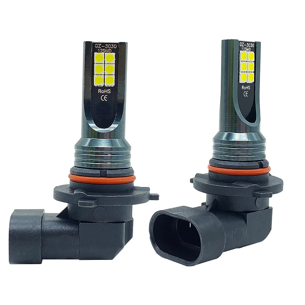 2Pcs 9005 9006 LED Headlight H11 H8 H9 H10 H1 H3 Car Fog Light Bulbs DRL H4 H7 Auto Driving Running Lamps 6000K 8000LM 80W 12V 2