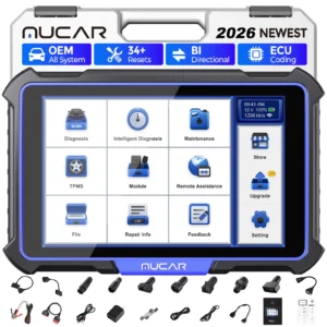 Global Version MUCAR VO8 Free Auto Scanner ECU Coding Bidirectional Key Programming OBD2 Code Reader Car Diagnostics Tool 1