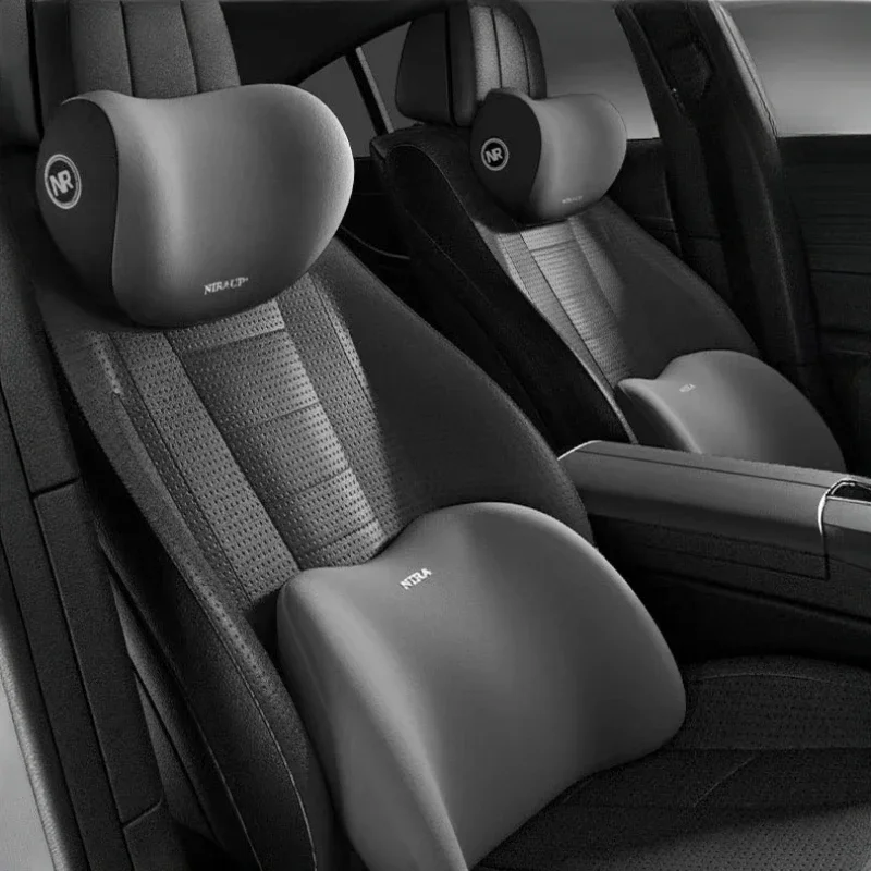 Car Memory Foam Neck Pillow Protection Lumbar Backrest Cushion Lumbar Cushion Car Headrest Cushion 1