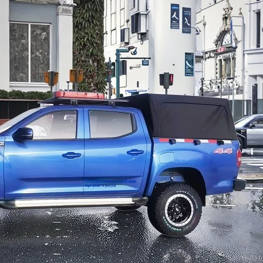 Oxford High Tarpaulin Truck Tonneau Cover Pickup Rear Cover Sunshade Door Opening Manufactured High-Cover 5